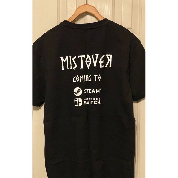Mistover Black S/S T-Shirt Men's Size 2XL Stream Nintendo Switch Fate Of Mankind - Picture 5 of 14